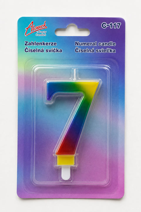 Duhová číselná narozeninová svíčka na dort 7 (9 cm)  C-117_2.png#19049#84b916b59cba