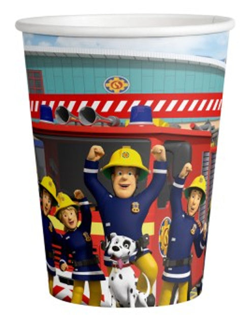 FIREMAN SAM Papírové párty kelímky 8 ks 9912959.jpg
