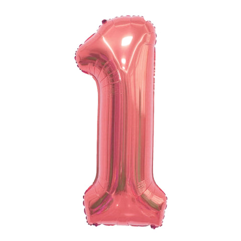 Fóliový balónek číslo 1 růžovo-zlatá 66 cm 1ks_bal_1.jpg#18610#6408bde443ac