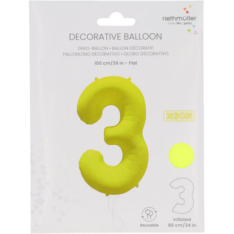 Fóliový balónek číslo 3 neonová žlutá 86x70 cm 1ks_bal R_10038_PKG_2.jpg#18600#66766428889f