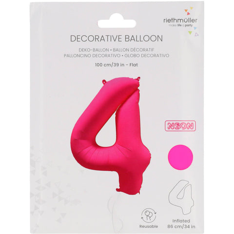 Fóliový balónek číslo 4 neonová růžová 86x70 cm 1ks_bal R_10026_PKG_2.jpg#18591#222bfb9cd43b