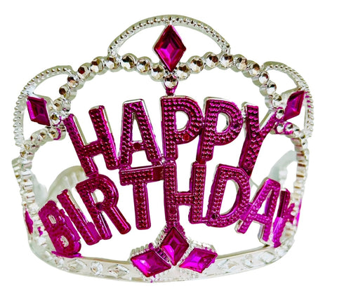Narozeninová čelenka – korunka Happy Birthday s kamínky  HAP-05_1.jpg