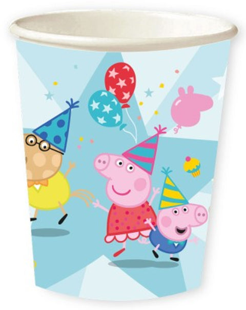 PEPPA PIG Papírové párty kelímky 8 ks 9918340-66.jpg