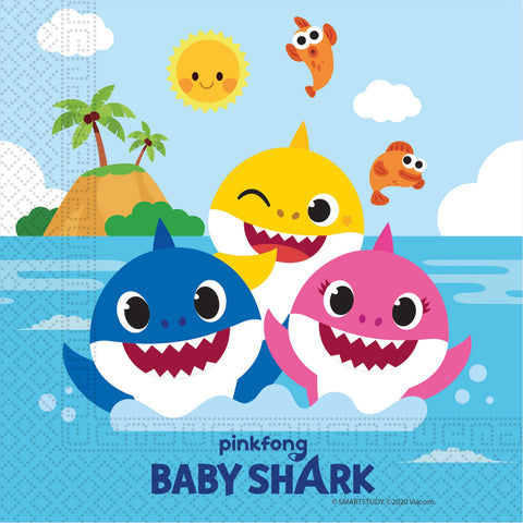 Papírové 2vrstvé ubrousky LITTLE SHARK 92542.jpg