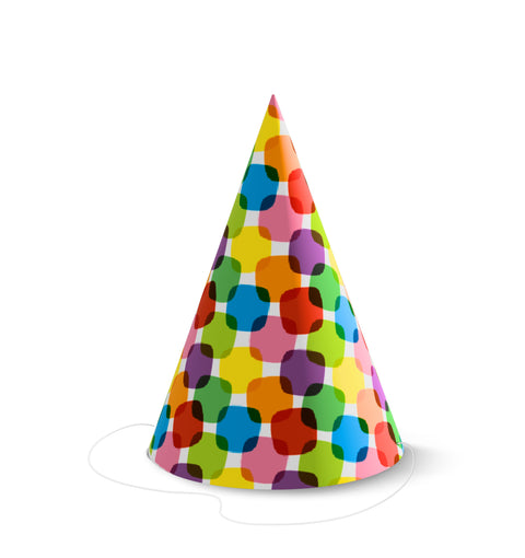 Párty čepičky DOTS 6 ks KL106.jpg