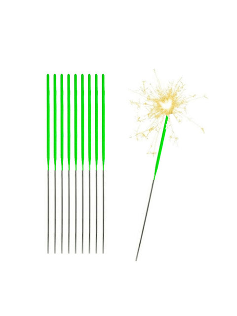 Zelené prskavky - 10 ks, doba hoření 30 s (17 cm) SPARK-15_1.jpg