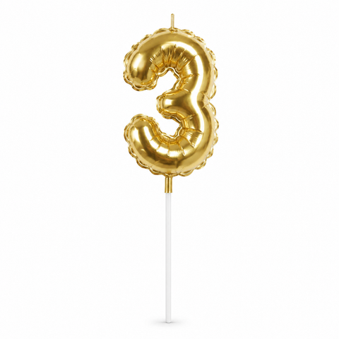 Zlatá balónková číselná svíčka na dort 3 (6 × 3 cm) C-123_1.png#19069#df24ec8abd80